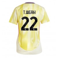 Juventus Timothy Weah #22 Fußballbekleidung Auswärtstrikot Damen 2024-25 Kurzarm